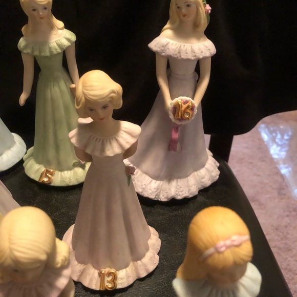 Vintage Age 13 Enesco Growing Up Girls - Blonde figurines - Picture 7 of 10